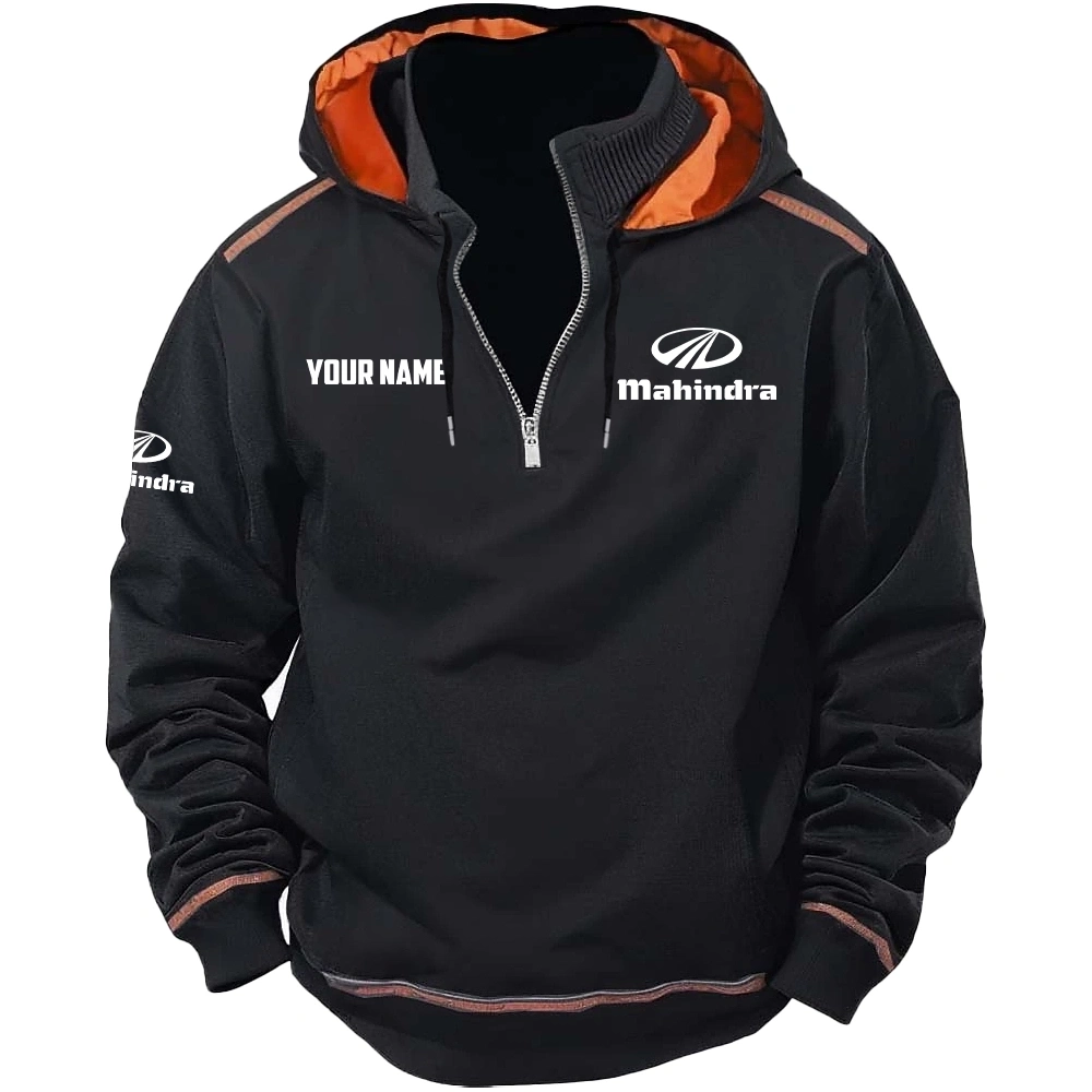 Mahindra Exclusive Logo Tactical Hooded Sweatshirt OUFACBHS0819MDZ - Mahindra Sweatshirt