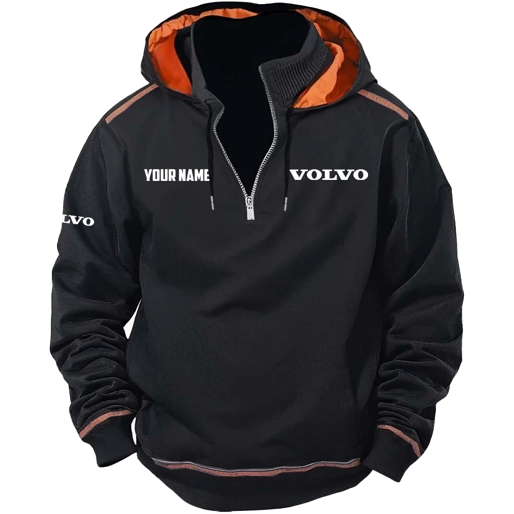 Volvo Exclusive Logo Tactical Hooded Sweatshirt OUFACBHS0819VOZ - Volvo Sweatshirt
