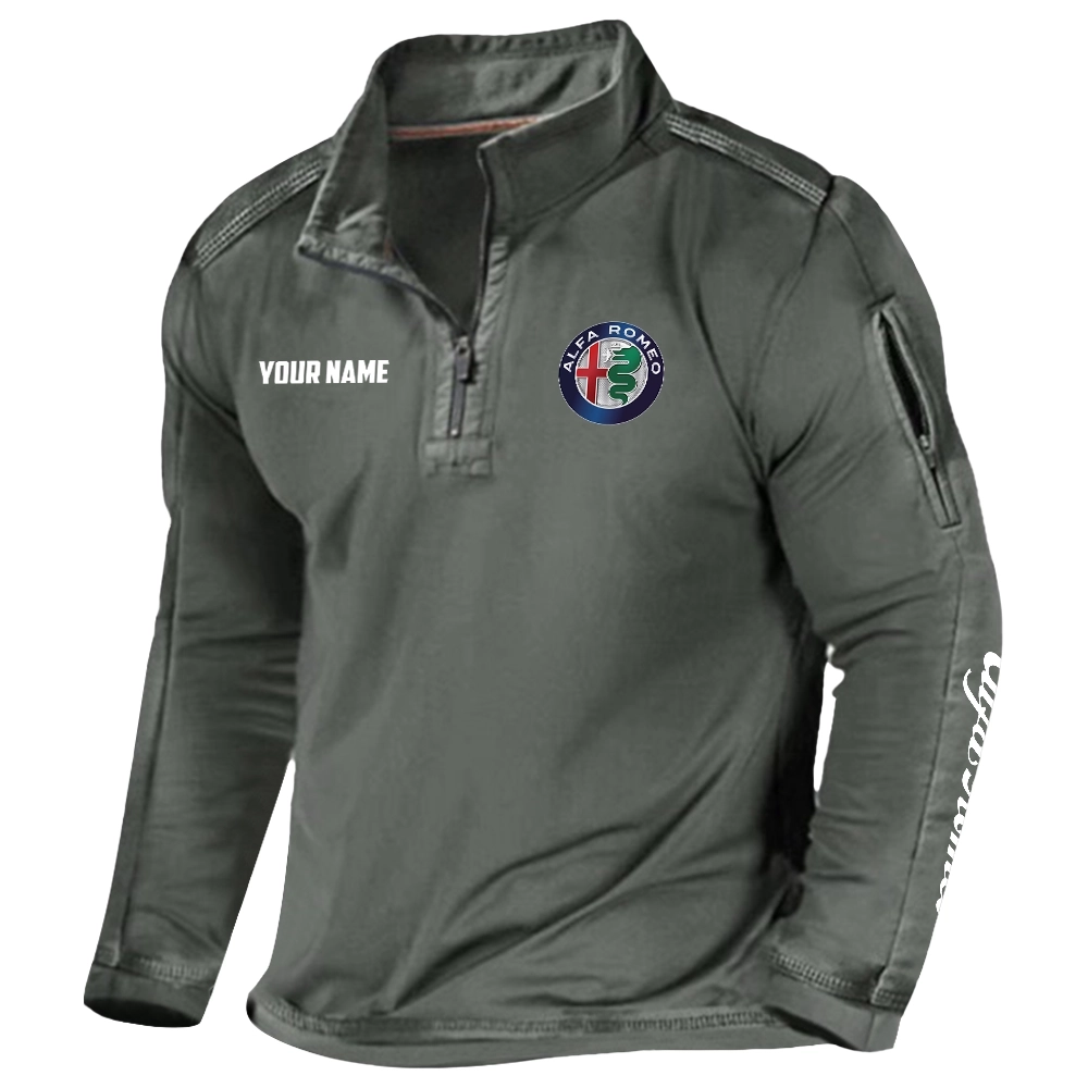 Alfa Romeo Exclusive Logo Tactical Outdoor Sweatshirt OUFAH1300819AFZ - Alfa Romeo Sweatshirt