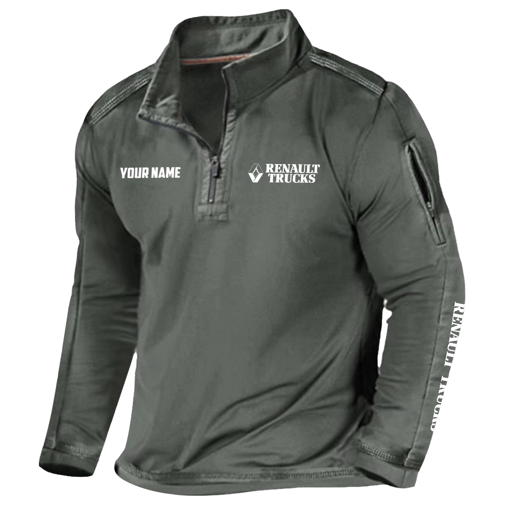 Renault Trucks Exclusive Logo Tactical Outdoor Sweatshirt OUFAH1300819RTZ - Renault Trucks Sweatshirt