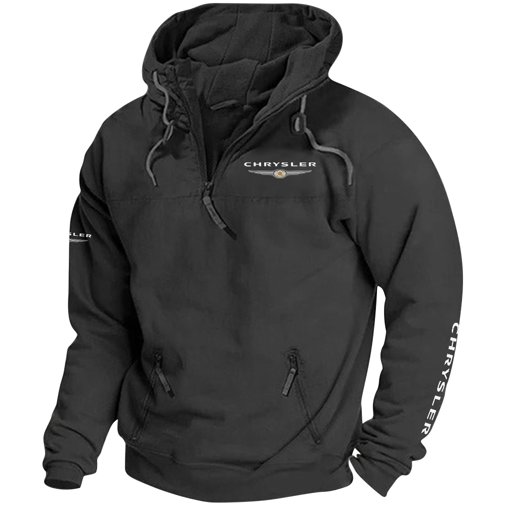 Chrysler Exclusive Logo Tactical Quarterzip Hoodie OUFAH1880819CSZ - Chrysler Hoodie