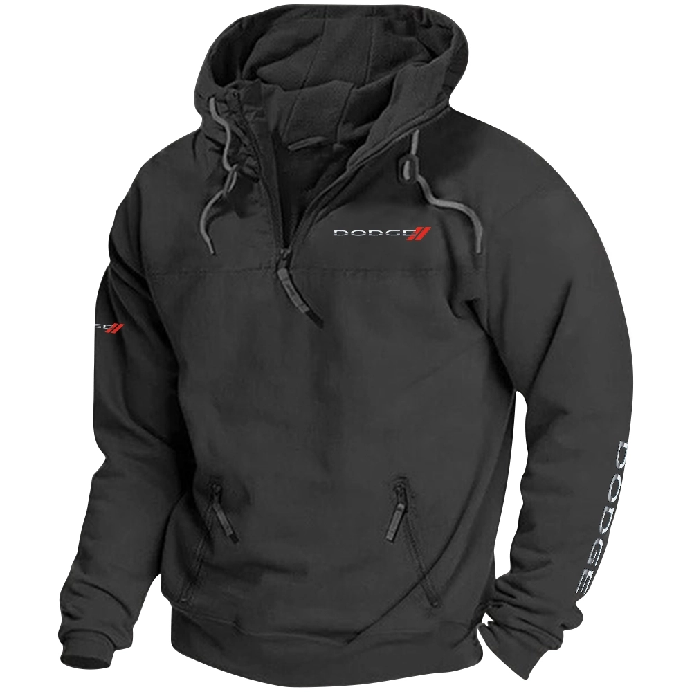 Dodge Exclusive Logo Tactical Quarterzip Hoodie OUFAH1880819DDZ - Dodge Hoodie