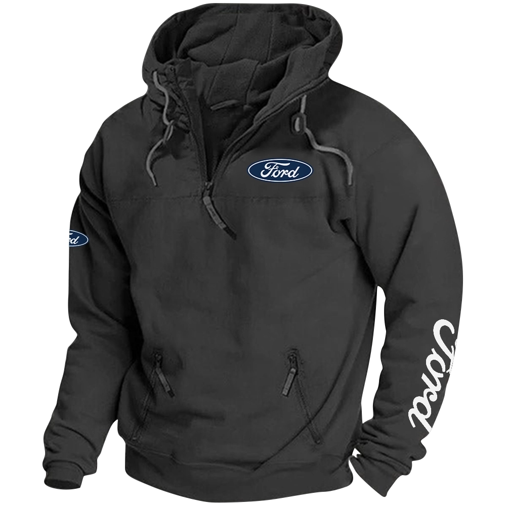 Ford Exclusive Logo Tactical Quarterzip Hoodie OUFAH1880819F1Z - Ford Hoodie
