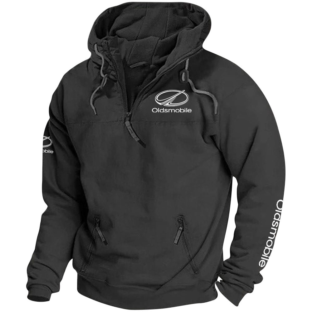 Oldsmobile Exclusive Logo Tactical Quarterzip Hoodie OUFAH1880819OSZ - Oldsmobile Hoodie