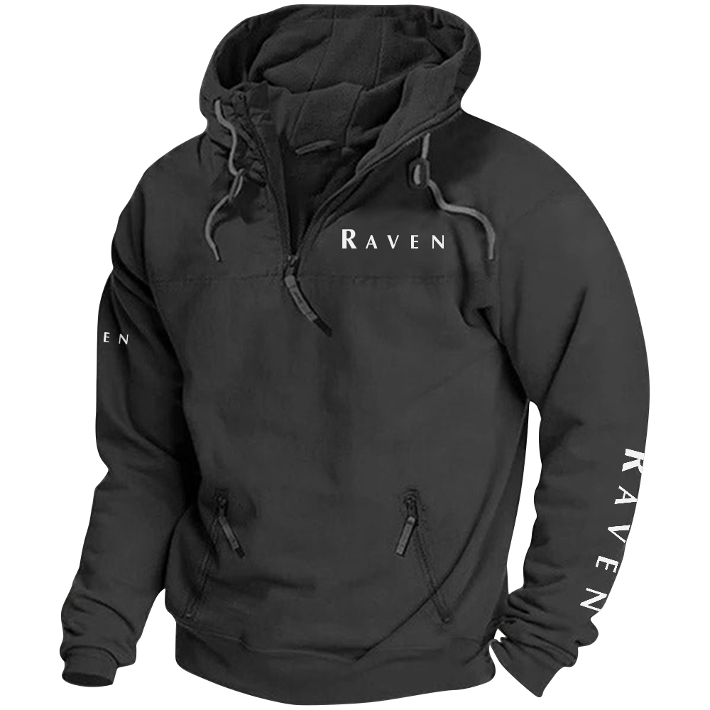 Raven Industries Exclusive Logo Tactical Quarterzip Hoodie OUFAH1880819RIZ - Raven Industries Hoodie