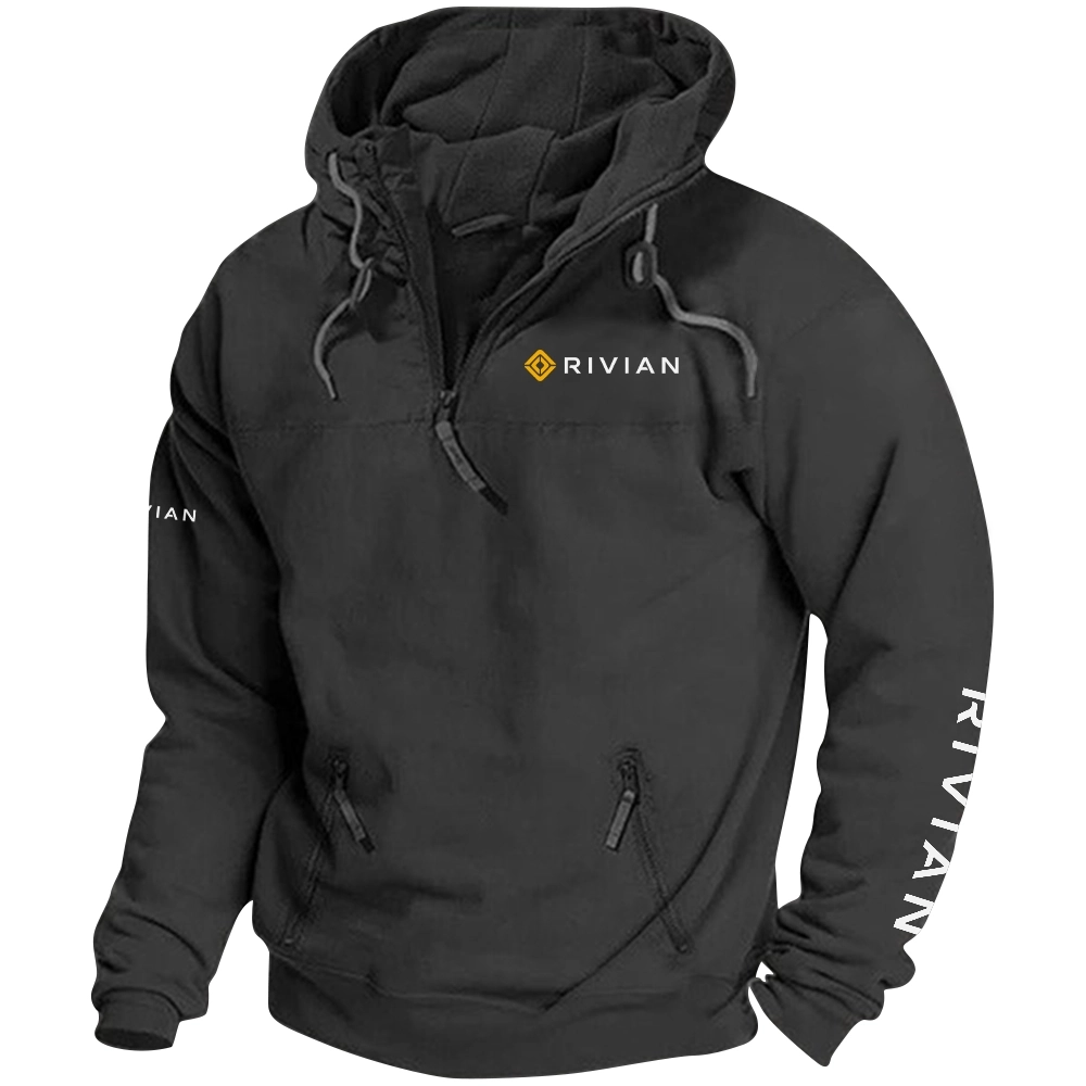 Rivian Exclusive Logo Tactical Quarterzip Hoodie OUFAH1880819RVZ - Rivian Hoodie
