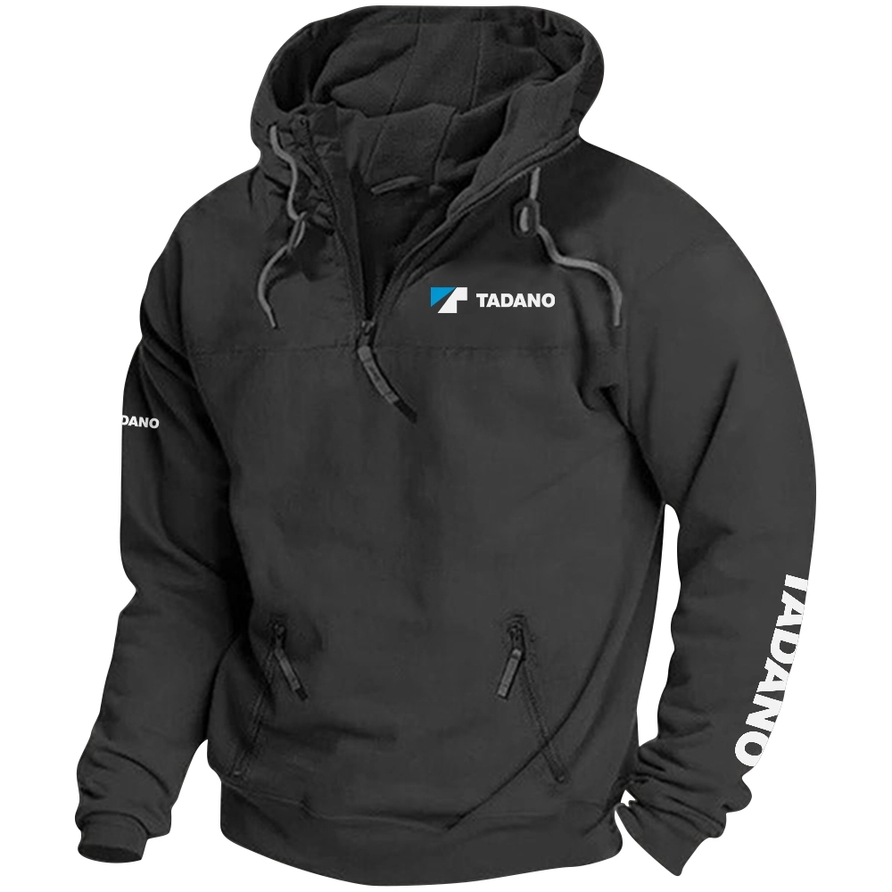 Tadano Exclusive Logo Tactical Quarterzip Hoodie OUFAH1880819TDZ - Tadano Hoodie