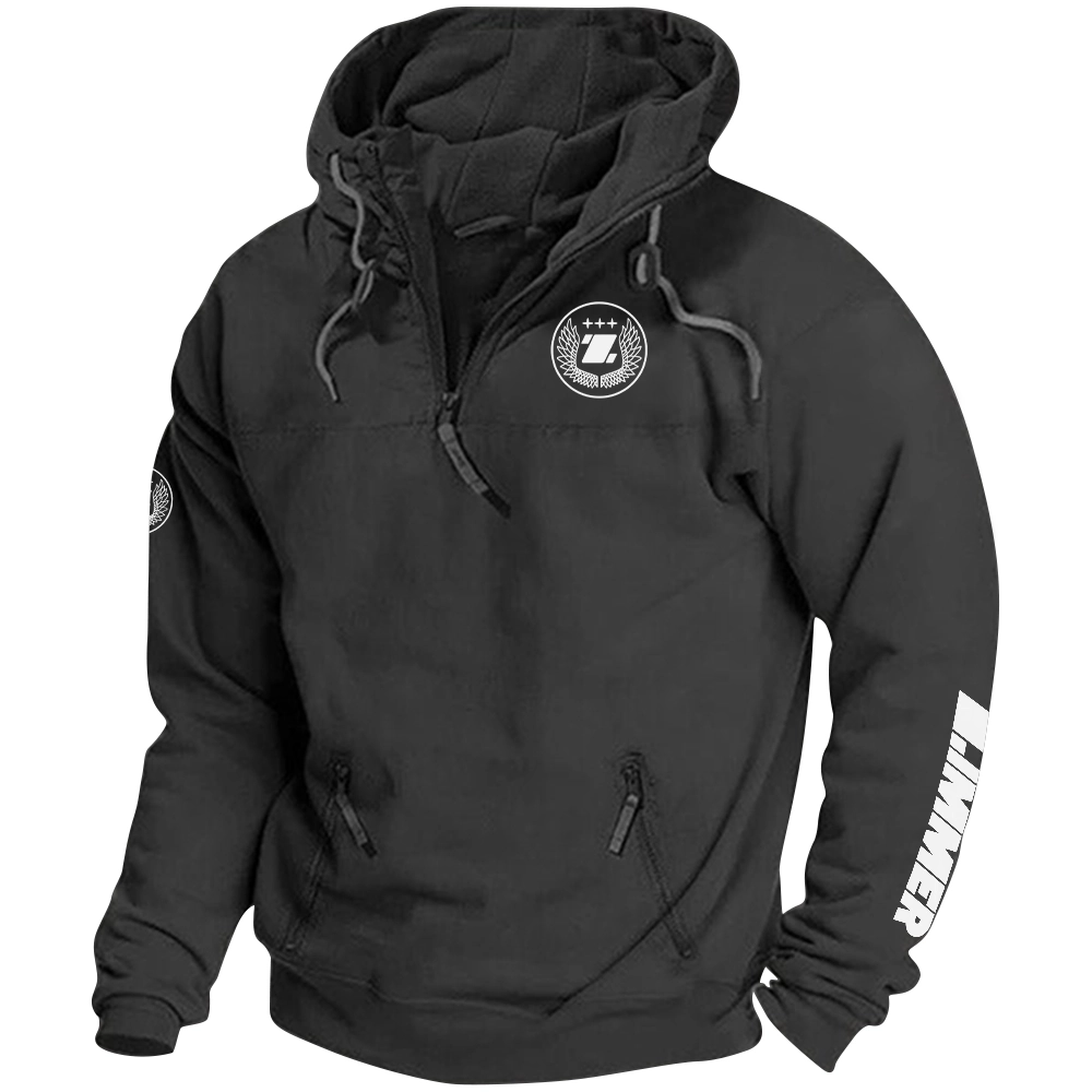 Zimmer Exclusive Logo Tactical Quarterzip Hoodie OUFAH1880819ZMZ - Zimmer Hoodie