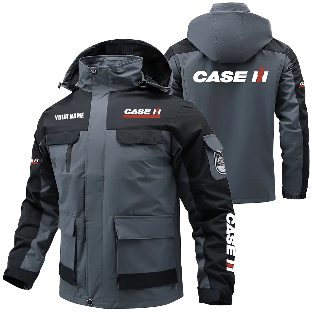 Case IH Exclusive Logo Water Resistant Outdoor Jacket Detachable Hood OUFAV203A0819CIZ - Case IH Jacket