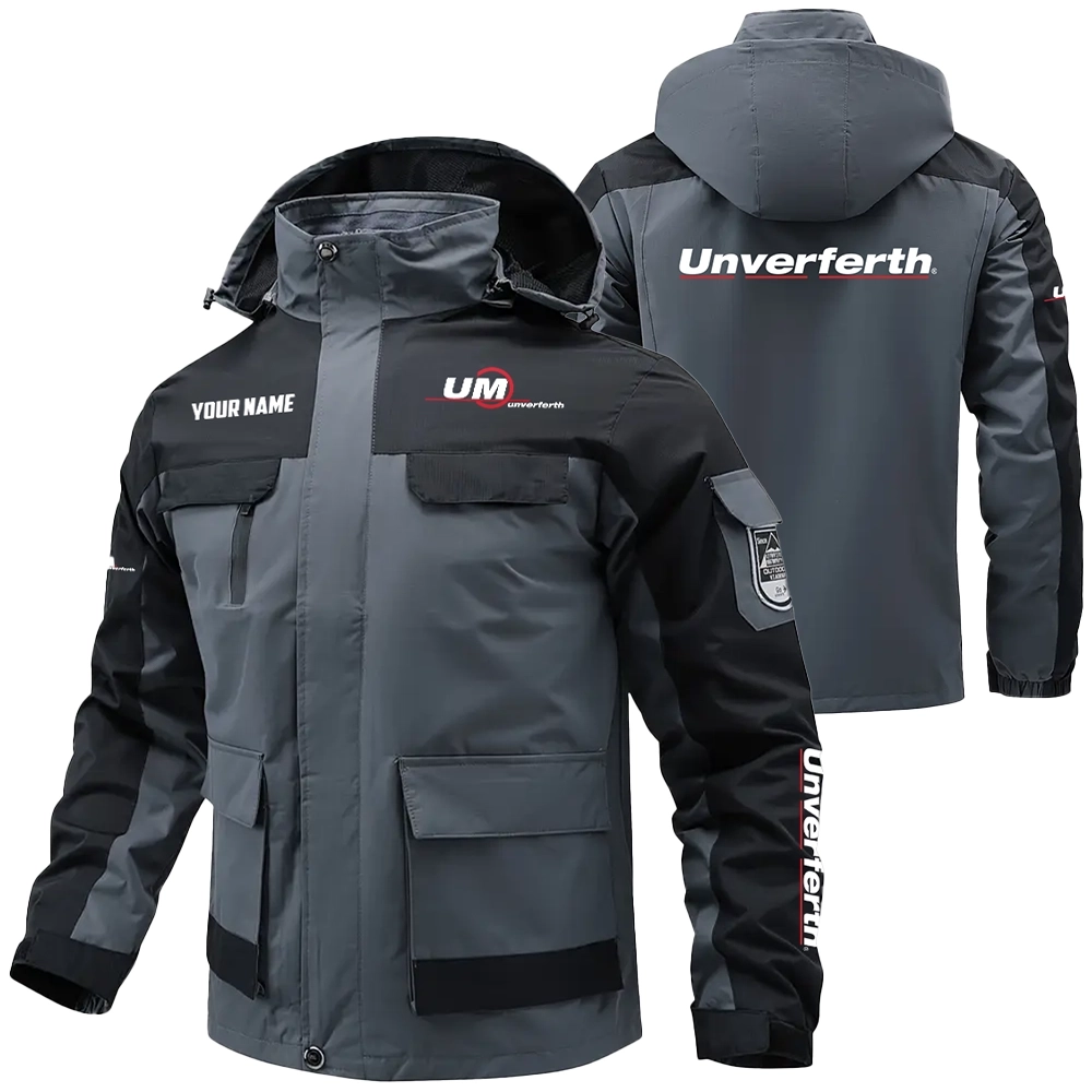 Unverferth Exclusive Logo Water Resistant Outdoor Jacket Detachable Hood OUFAV203A0819UFZ - Unverferth Jacket