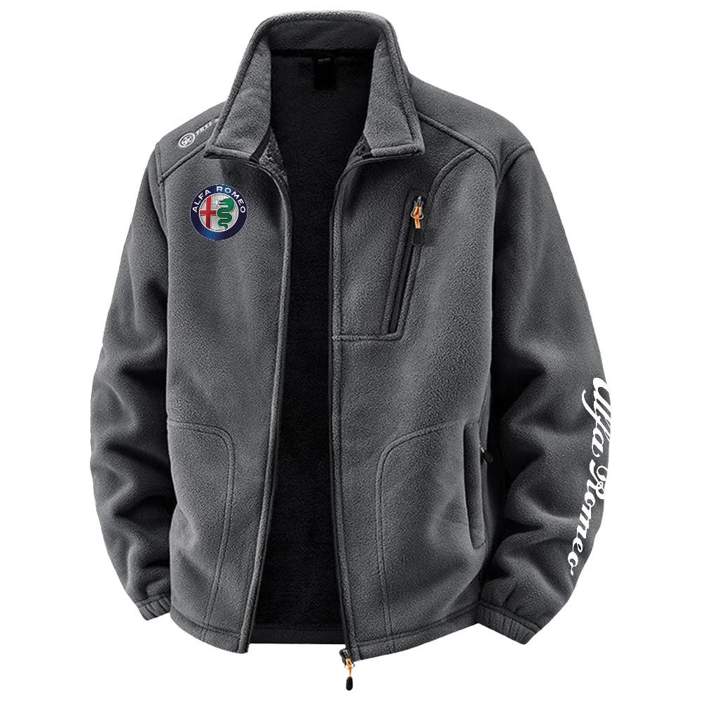 Alfa Romeo Exclusive Logo Plush Fleece JacketOUFAV2090819AFZ - Alfa Romeo Jacket