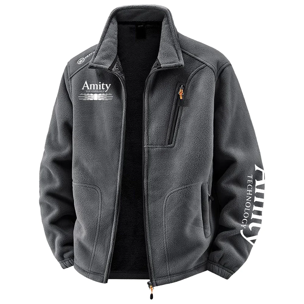 Amity Technology Exclusive Logo Plush Fleece Jacket OUFAV2090819ATZ - Amity Technology Jacket