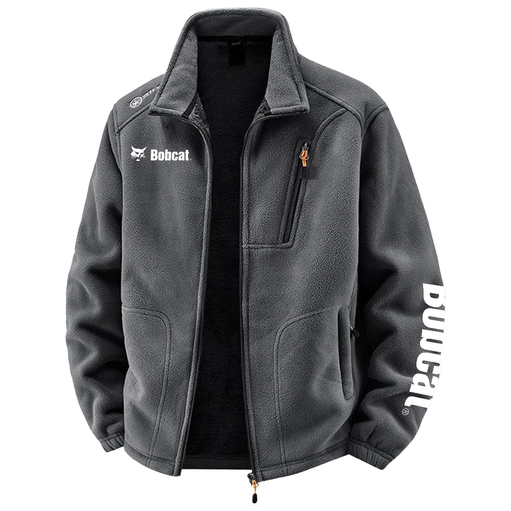 Bobcat Exclusive Logo Plush Fleece Jacket OUFAV2090819BCZ - Bobcat Jacket