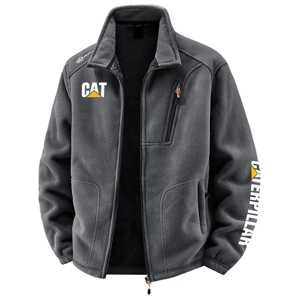 Caterpillar Exclusive Logo Plush Fleece Jacket OUFAV2090819CTZ - Caterpillar Jacket