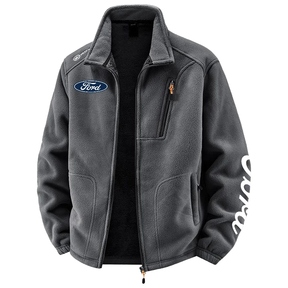 Ford Exclusive Logo Plush Fleece JacketOUFAV2090819F1Z - Ford Jacket