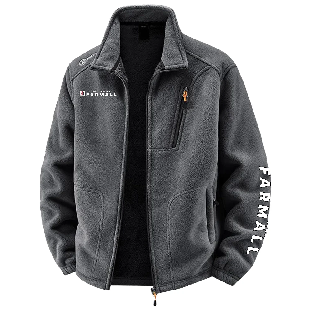 Farmall Exclusive Logo Plush Fleece Jacket OUFAV2090819FRZ - Farmall Jacket