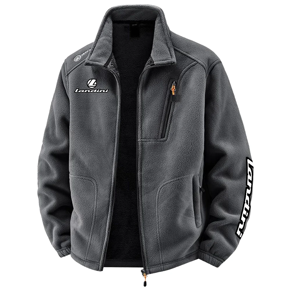 Landini Exclusive Logo Plush Fleece Jacket OUFAV2090819LDZ - Landini Jacket