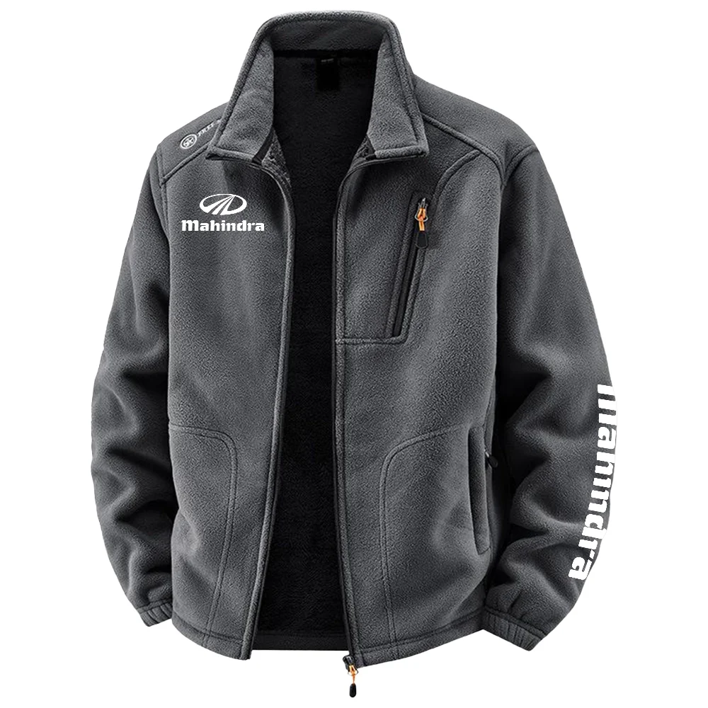 Mahindra Exclusive Logo Plush Fleece Jacket OUFAV2090819MDZ - Mahindra Jacket