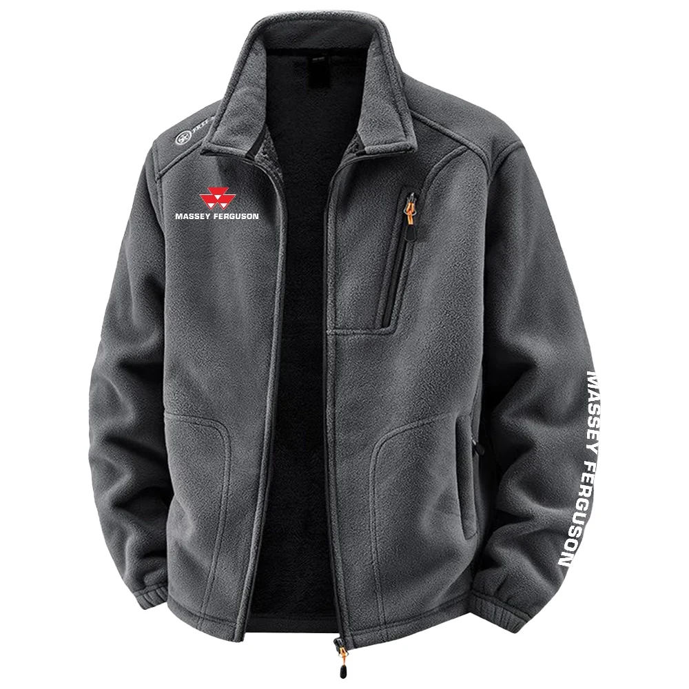Massey Ferguson Exclusive Logo Plush Fleece Jacket OUFAV2090819MFZ - Massey Ferguson Jacket