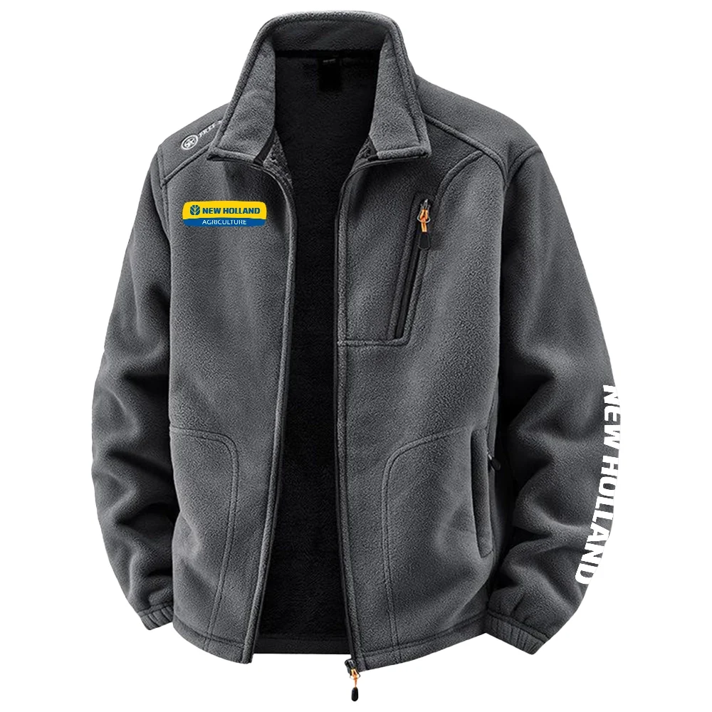 New Holland Exclusive Logo Plush Fleece Jacket OUFAV2090819NHZ - New Holland Jacket