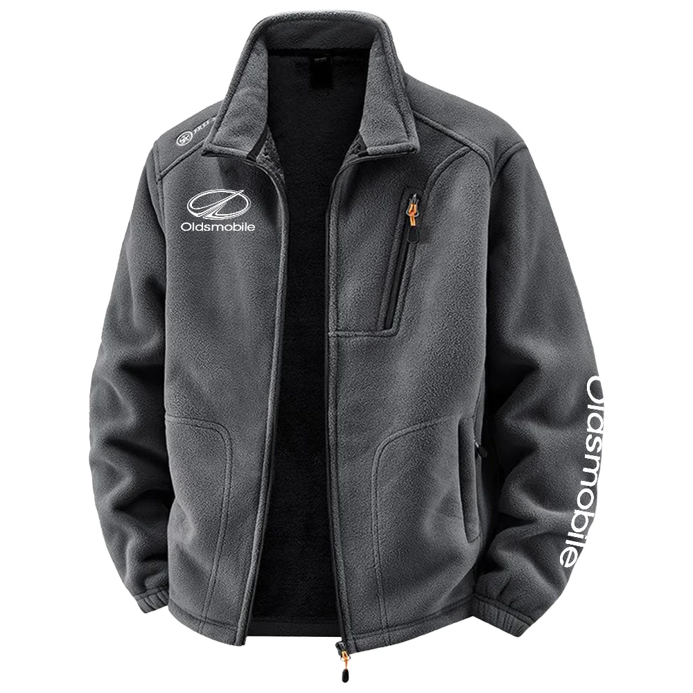 Oldsmobile Exclusive Logo Plush Fleece JacketOUFAV2090819OSZ - Oldsmobile Jacket