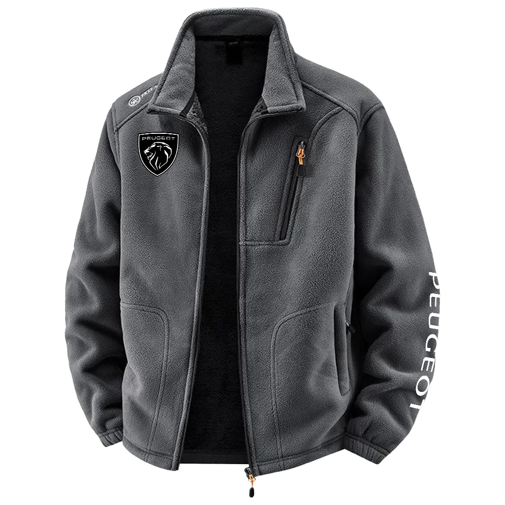 Peugeot Exclusive Logo Plush Fleece JacketOUFAV2090819PGTZ - Peugeot Jacket