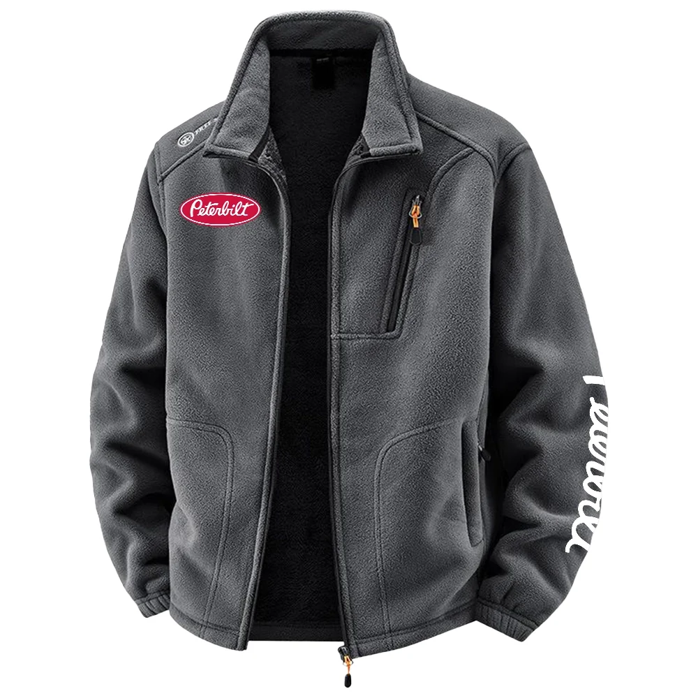 Peterbilt Exclusive Logo Plush Fleece JacketOUFAV2090819PTZ - Peterbilt Jacket