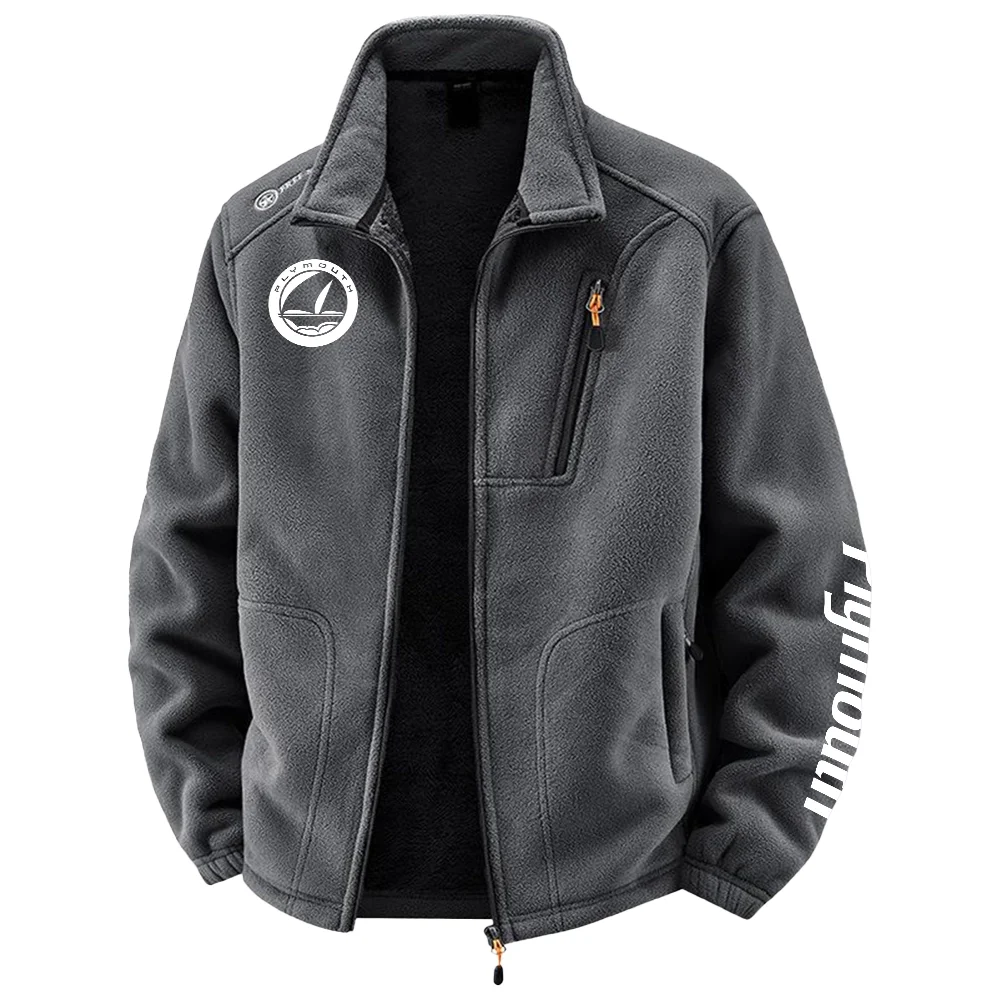 Plymouth Exclusive Logo Plush Fleece JacketOUFAV2090819PYZ - Plymouth Jacket
