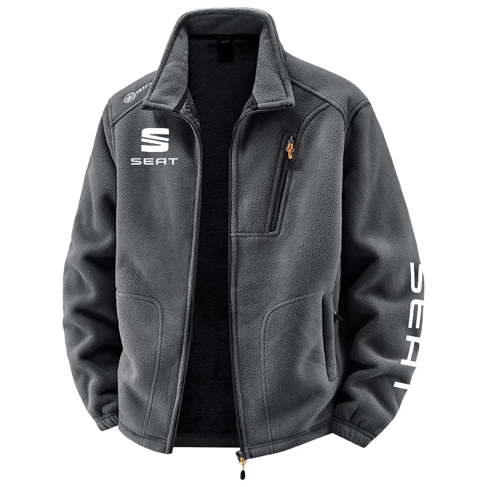 SEAT Cars Exclusive Logo Plush Fleece JacketOUFAV2090819SETZ - SEAT Cars Jacket