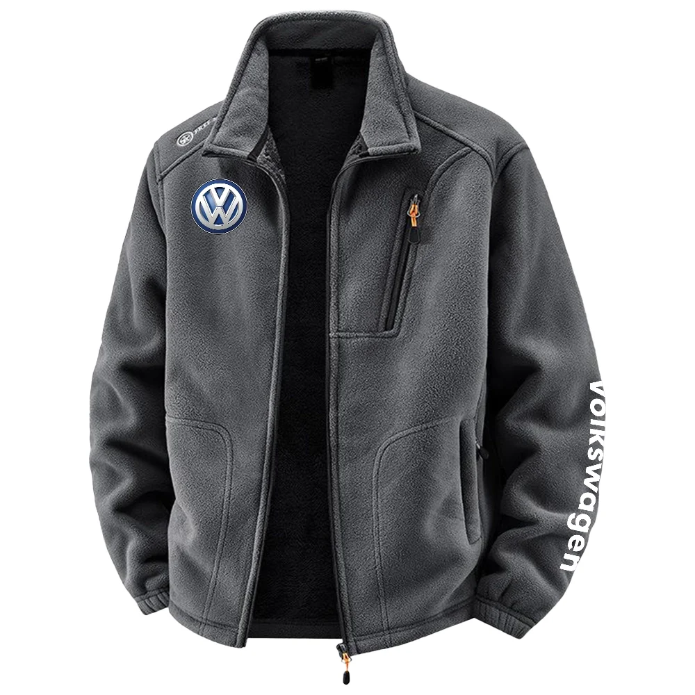 Volkswagen Exclusive Logo Plush Fleece Jacket OUFAV2090819VWZ - Volkswagen Jacket