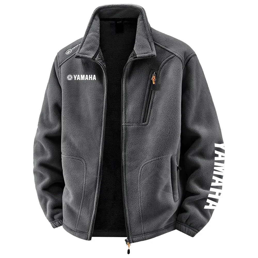 Yamaha Exclusive Logo Plush Fleece JacketOUFAV2090819YHZ - Yamaha Jacket