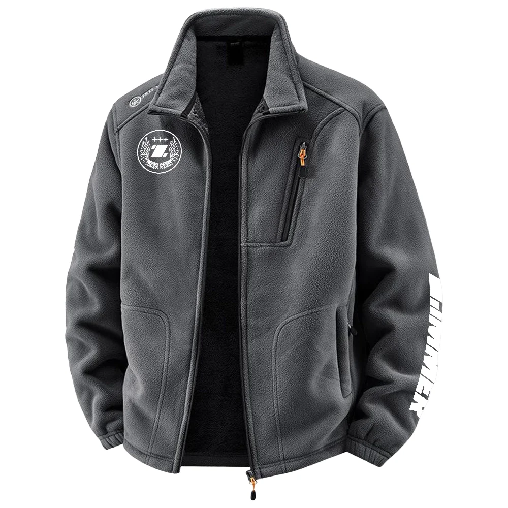 Zimmer Exclusive Logo Plush Fleece JacketOUFAV2090819ZMZ - Zimmer Jacket