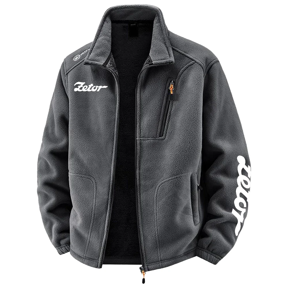 Zetor Exclusive Logo Plush Fleece Jacket OUFAV2090819ZTZ - Zetor Jacket