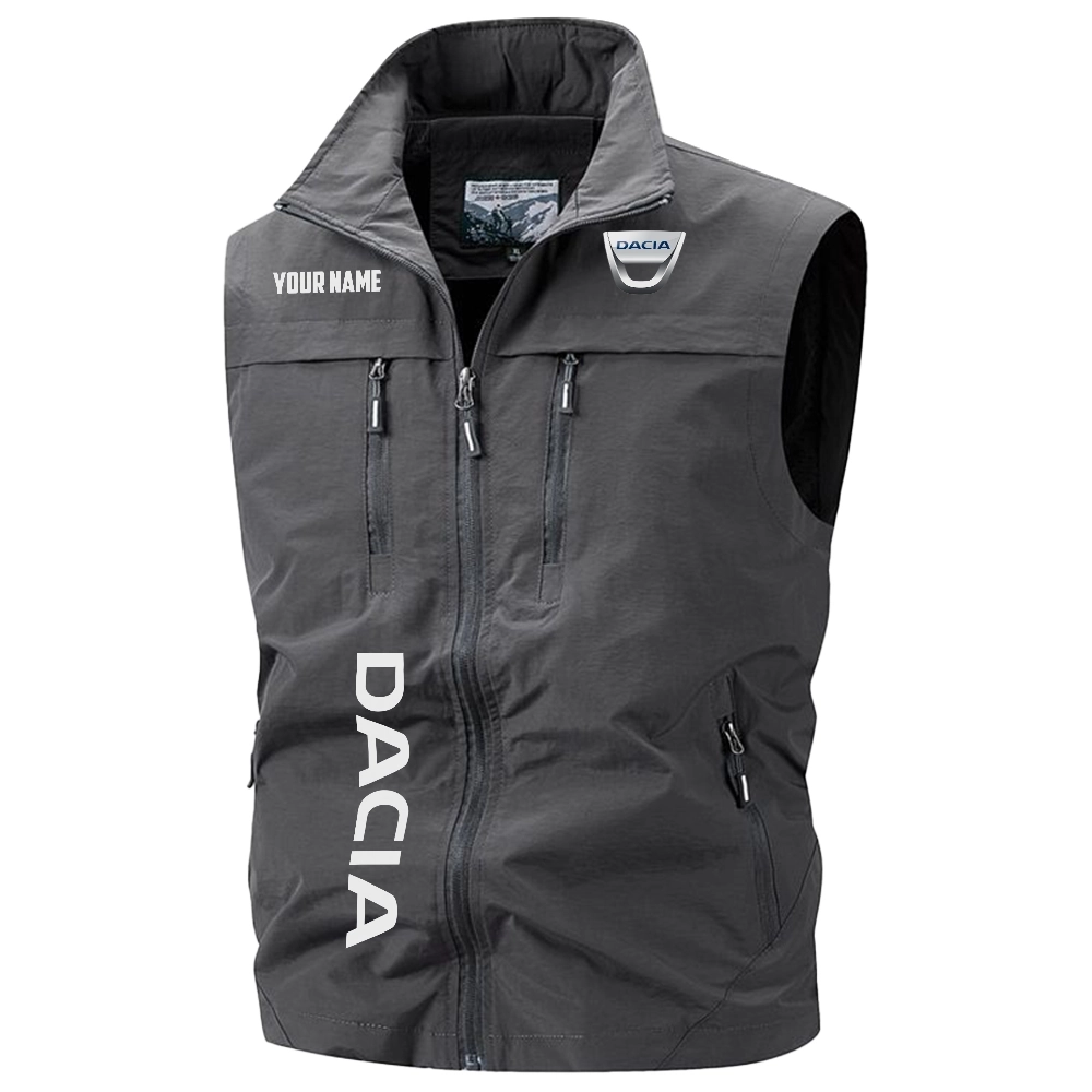 Dacia Exclusive Logo Multi-Pocket Sleeveless Vest OUFAV2100819DACZ - Dacia Vest