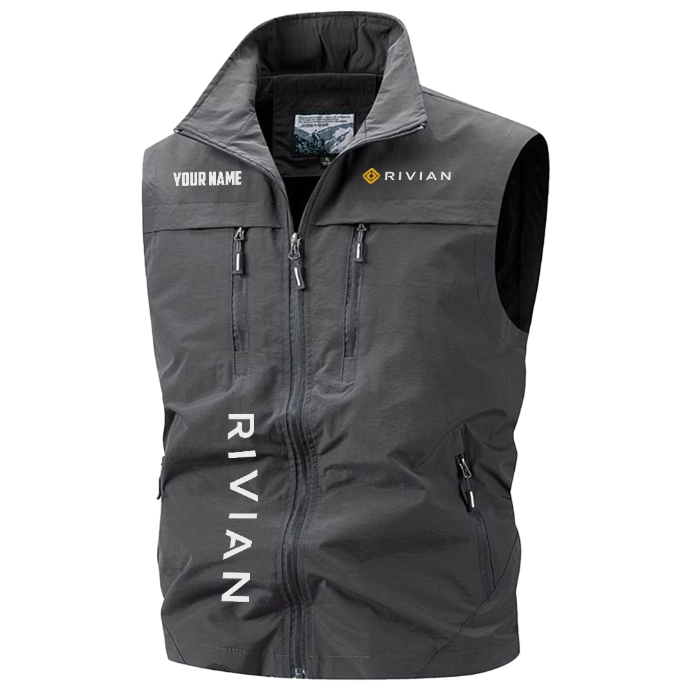 Rivian Exclusive Logo Multi-Pocket Sleeveless Vest OUFAV2100819RVZ - Rivian Vest