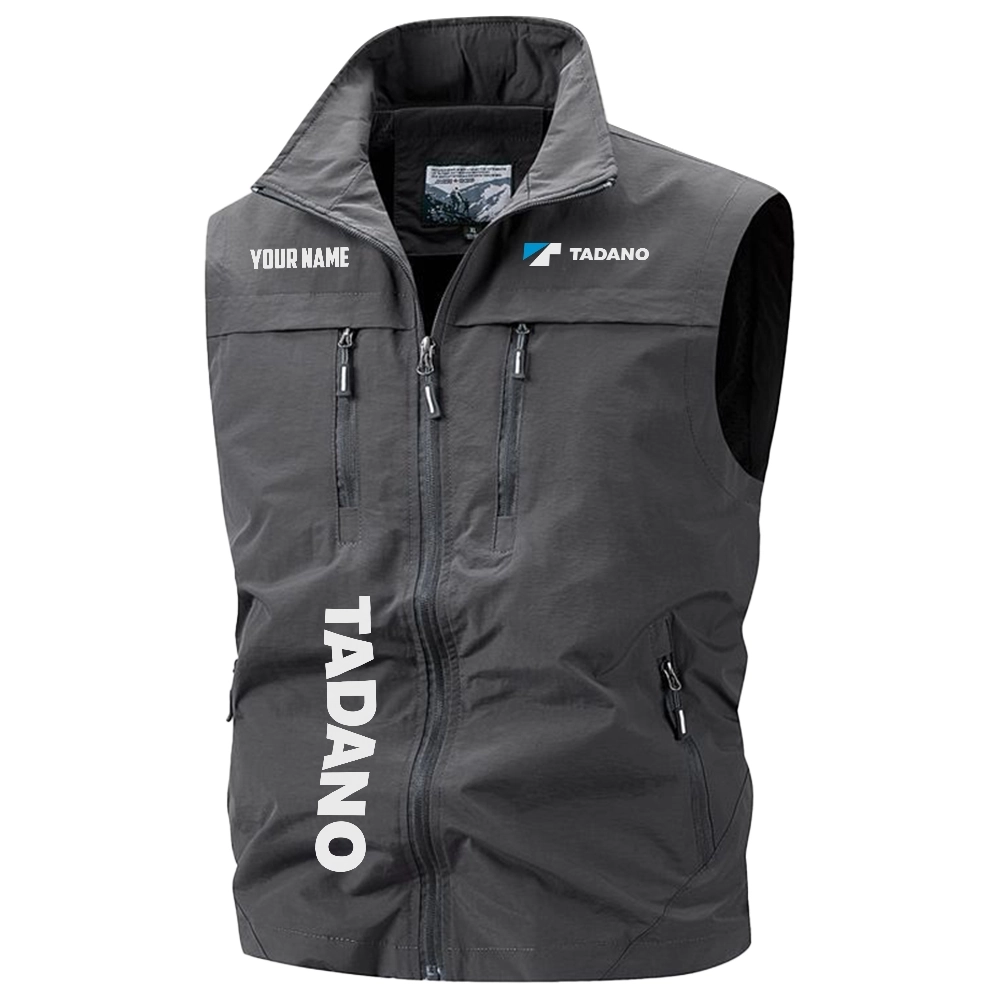 Tadano Exclusive Logo Multi-Pocket Sleeveless Vest OUFAV2100819TDZ - Tadano Vest