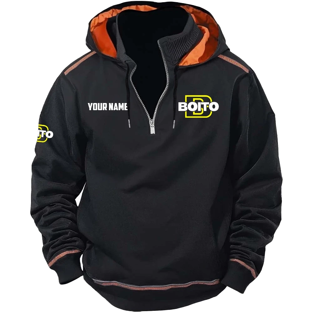 E.R. Amantino Exclusive Logo Tactical Hooded Sweatshirt OUHUCBHS0815ERZ - E.R. Amantino Sweatshirt