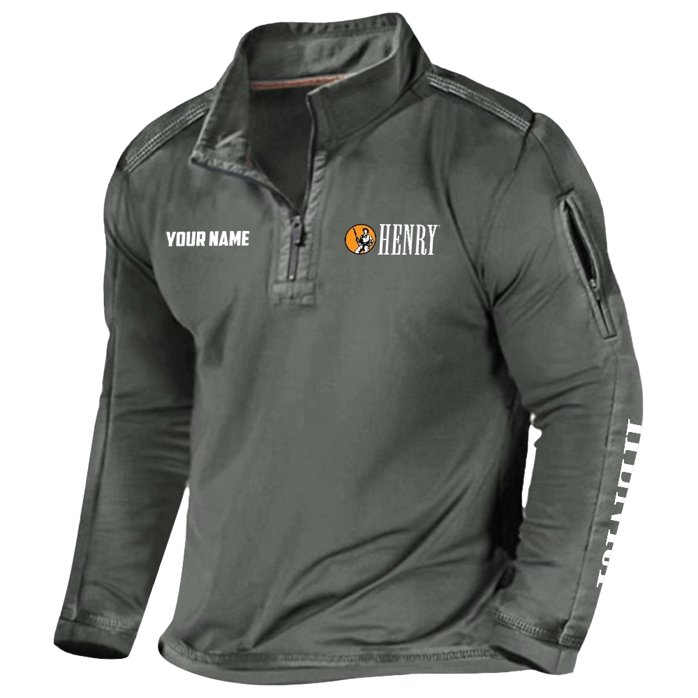 Henry Repeating Arms Exclusive Logo Tactical Outdoor Sweatshirt OUHUH1300815HAZ - Henry Repeating Arms Sweatshirt