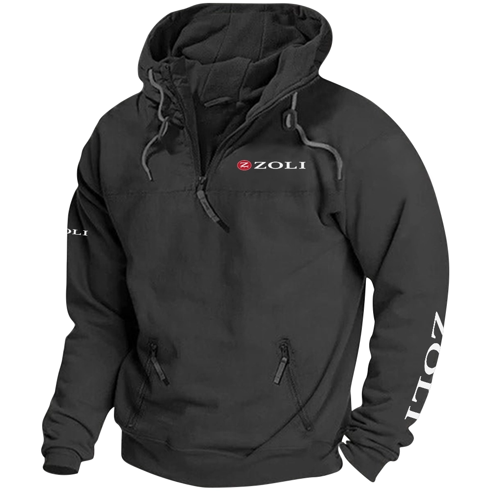 Zoli Exclusive Logo Tactical Quarterzip Hoodie OUHUH1880815ZLZ - Zoli Hoodie