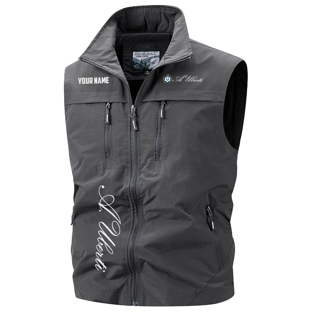 A.Uberti Exclusive Logo Multi-Pocket Sleeveless Vest OUHUV2100815AUZ - A.Uberti Vest