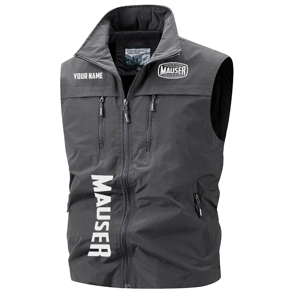 Mauser Exclusive Logo Multi-Pocket Sleeveless Vest OUHUV2100815MSZ - Mauser Vest