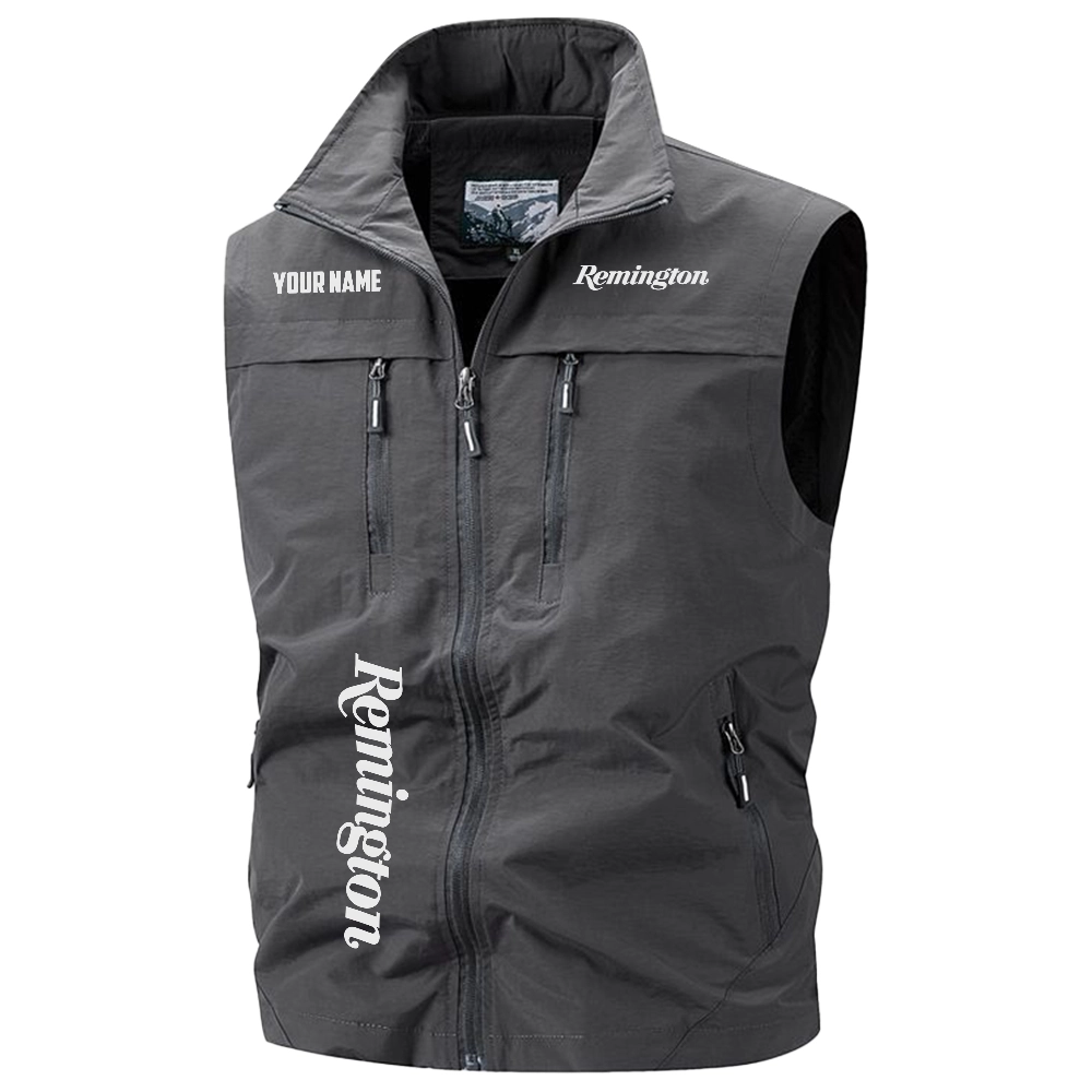 Remington Exclusive Logo Multi-Pocket Sleeveless Vest OUHUV2100815RTZ - Remington Vest