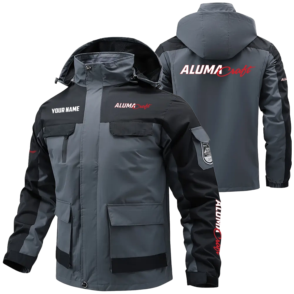 Alumacraft Exclusive Logo Water Resistant Outdoor Jacket Detachable Hood TTFSV2030819ACZ - Alumacraft Jacket