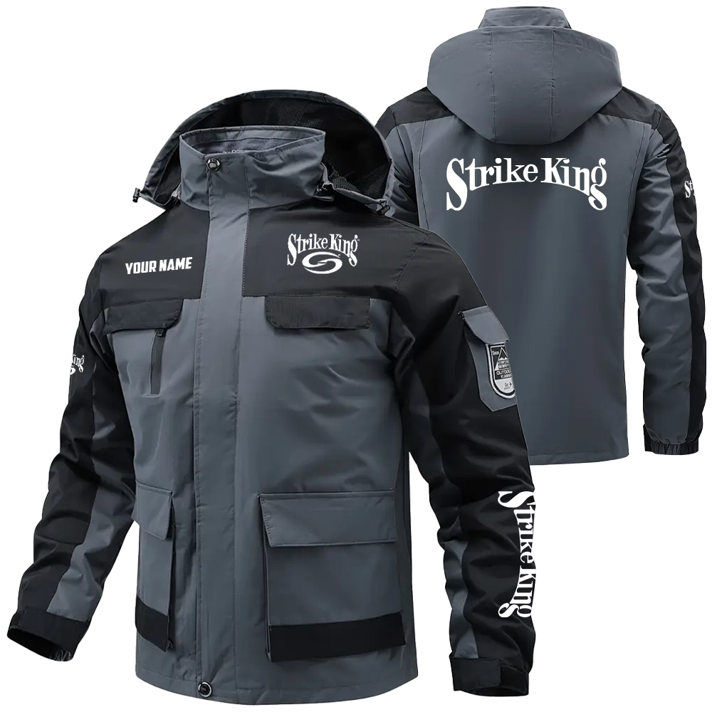 Strike King Exclusive Logo Water Resistant Outdoor Jacket Detachable Hood TTFSV2030819SKZ - Strike King Jacket