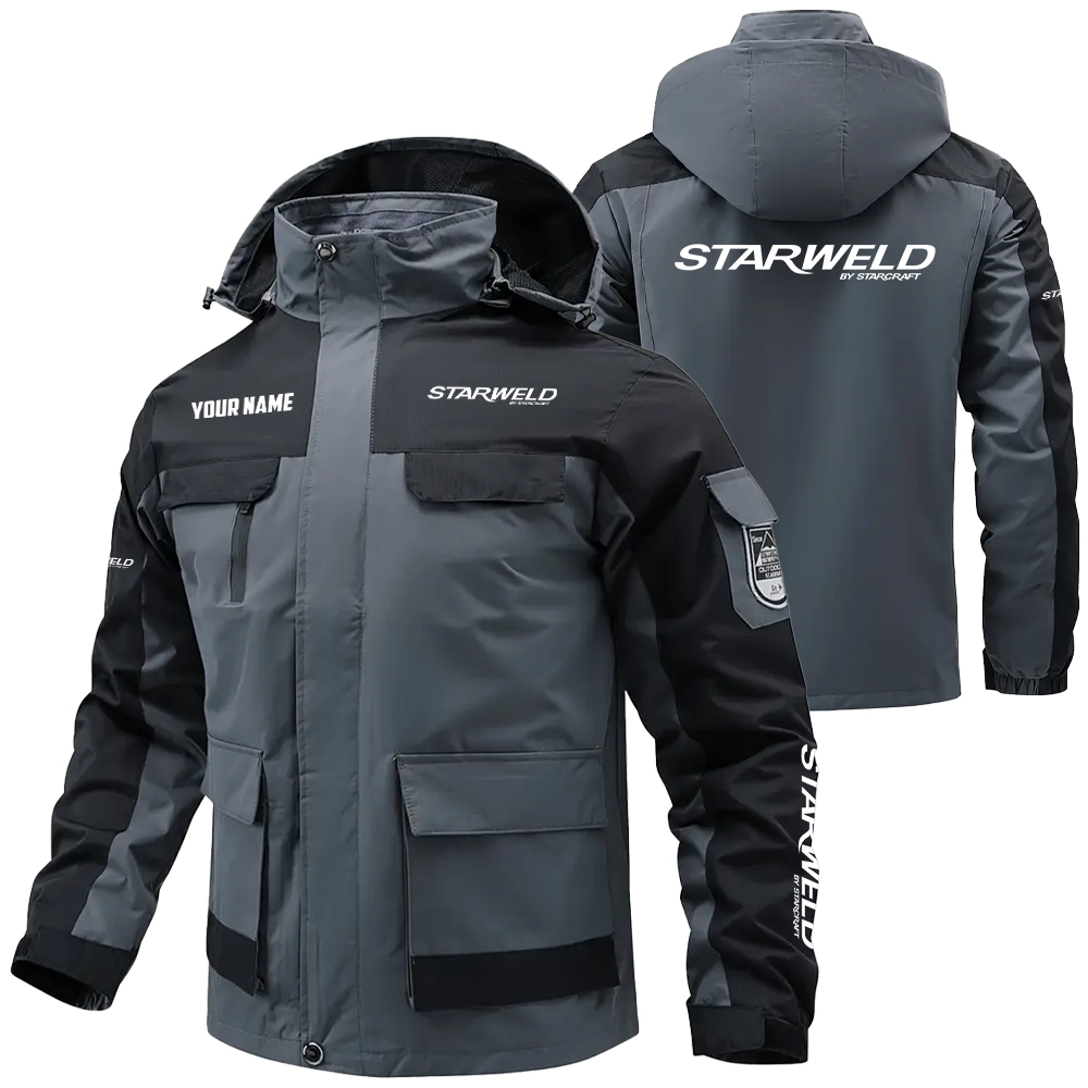 Starweld Exclusive Logo Water Resistant Outdoor Jacket Detachable Hood TTFSV2030819SWZ - Starweld Jacket