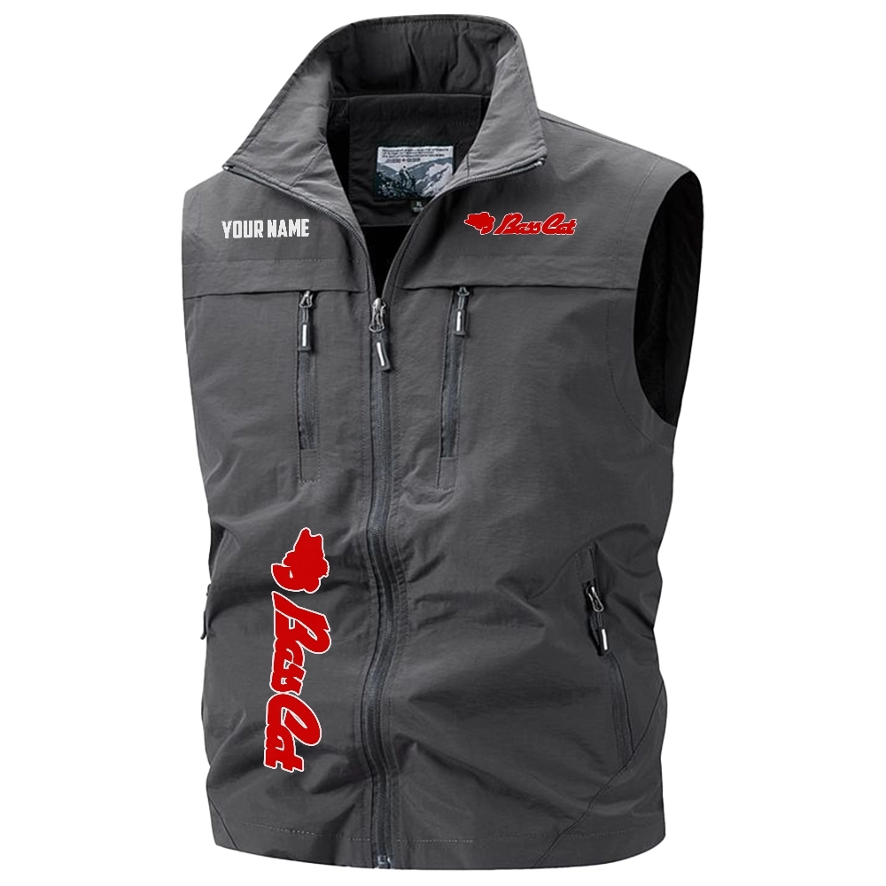 Bass Cat Exclusive Logo Multi-Pocket Sleeveless Vest TTFSV2100819BCZ - Bass Cat Vest
