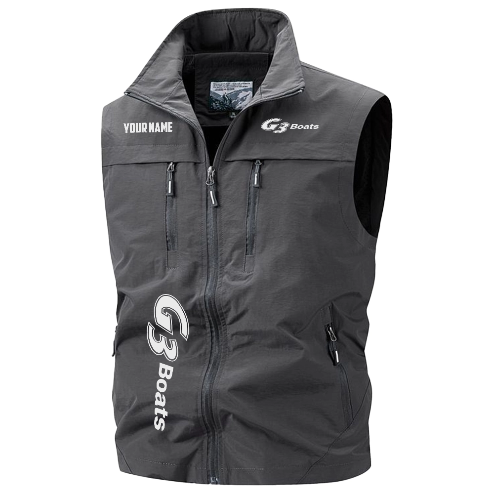G3 Exclusive Logo Multi-Pocket Sleeveless Vest TTFSV2100819G3Z - G3 Vest
