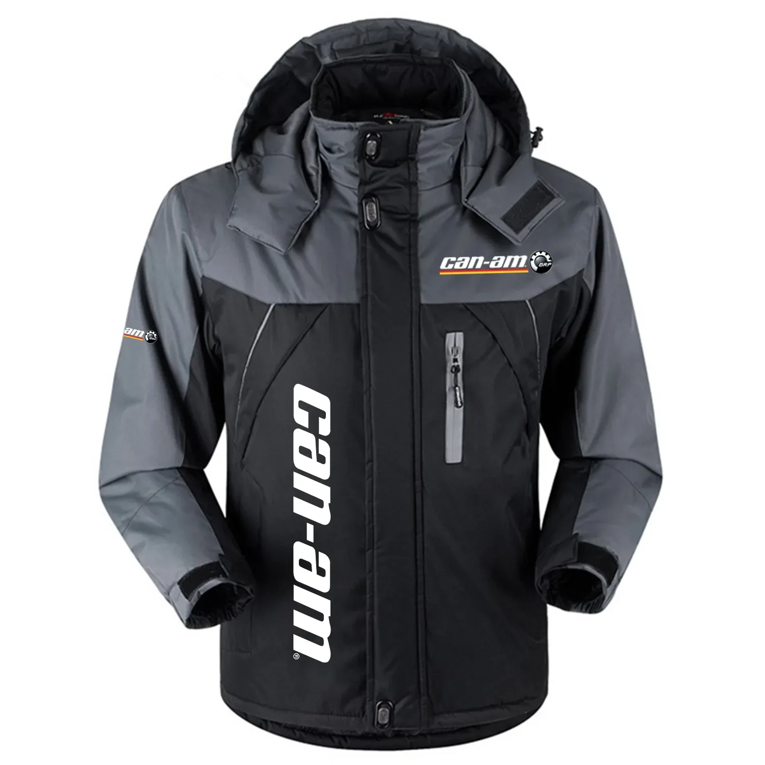Can-Am Exclusive Logo Outdoor Charging Suit Slim Fit Plush Waterproof Windproof Jacket Detachable Hood OUFAPCS0819CMZ - Can-Am Gift