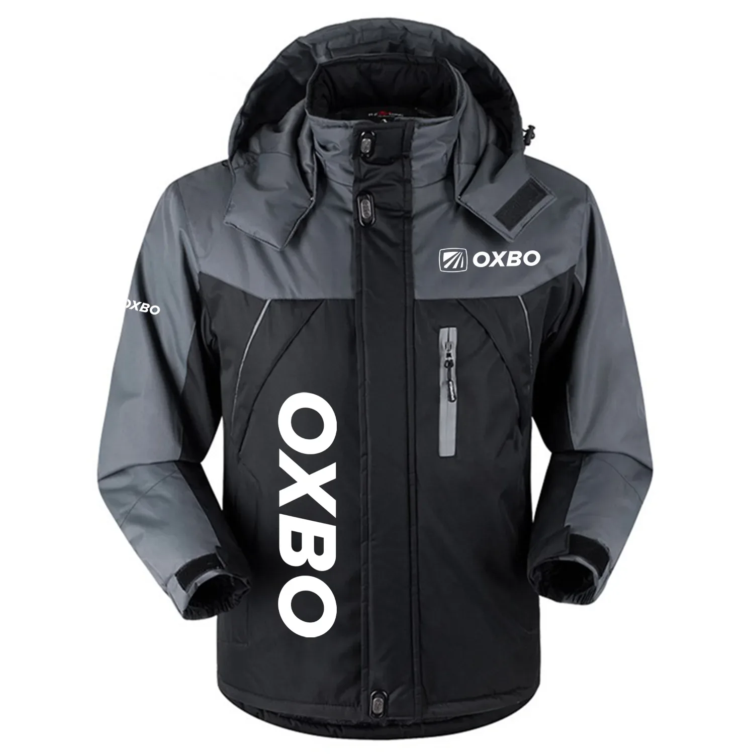 Oxbo Exclusive Logo Outdoor Charging Suit Slim Fit Plush Waterproof Windproof Jacket Detachable Hood OUFAPCS0819OIZ - Oxbo Gift