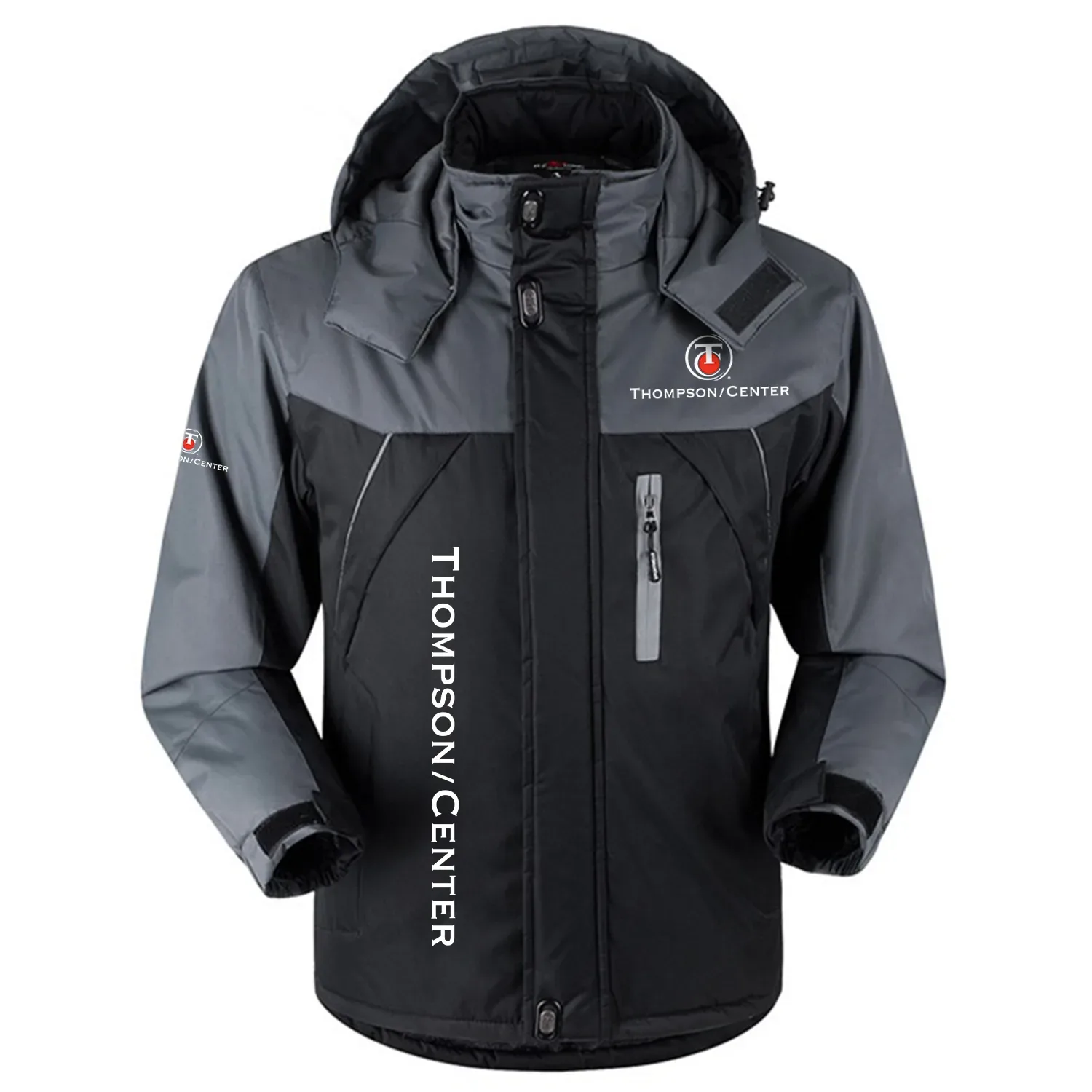 Thompson/Center Exclusive Logo Outdoor Charging Suit Slim Fit Plush Waterproof Windproof Jacket Detachable Hood OUHUPCS0815TCZ - Thompson/Center Jacket